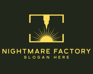 Industrial Laser Spark logo design