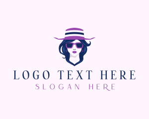 Lifestyle - Lady Hat Fashion logo design