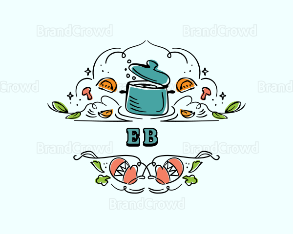 Cooking Pot Cuisine Logo