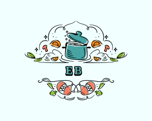 Cooking Pot Cuisine Logo