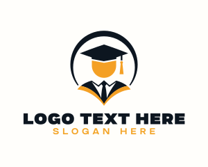 Scholarship - Education Book Academy logo design