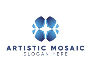 Mosaic - Modern Cross Mosaic logo design