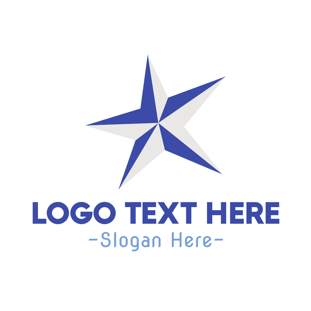 Minimalist Blue Star Logo | BrandCrowd Logo Maker