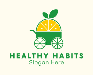 Lime Juice Cart logo design