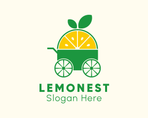 Lemonade - Lime Juice Cart logo design