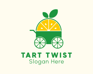 Lime Juice Cart logo design