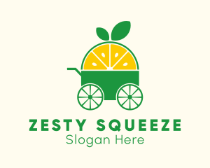 Lemonade - Lime Juice Cart logo design