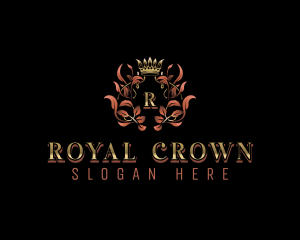 Royal Luxury Crown logo design