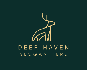 Golden Deer Company logo design