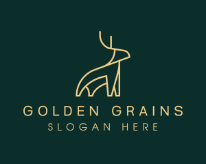 Golden Deer Company logo design