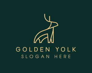 Golden Deer Company logo design