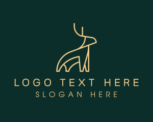 Golden - Golden Deer Company logo design