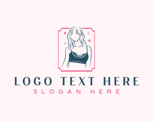 Curves - Lingerie Fashion Woman logo design