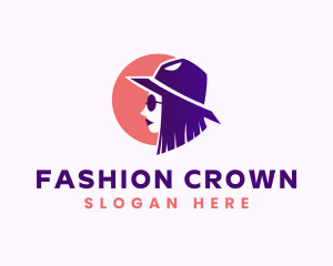 Fedora Female Fashion logo design