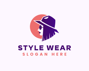 Fedora Female Fashion logo design