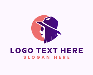 Fedora Female Fashion Logo