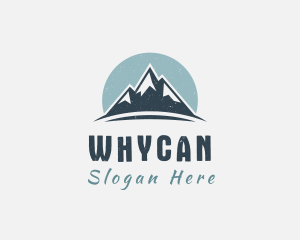 Adventure - Rustic Mountain Peak logo design