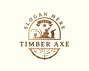 Carpentry Lumber Woodwork logo design