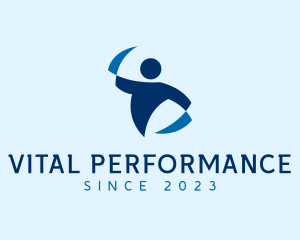 Performance - Person Dancer Performer logo design