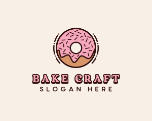 Donut Dessert Confectionery logo design