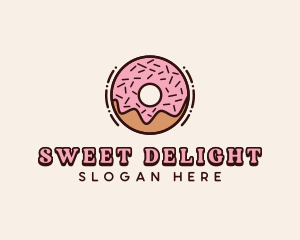 Donut Dessert Confectionery logo design