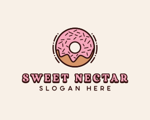 Donut Dessert Confectionery logo design