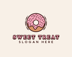 Donut Dessert Confectionery logo design