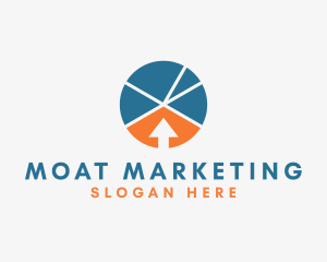 Marketing Chart Arrow logo design