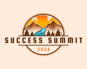 Mountain Summit Adventure logo design