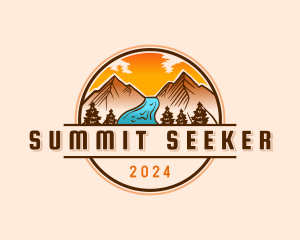 Mountain Summit Adventure logo design