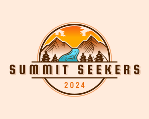 Mountain Summit Adventure logo design