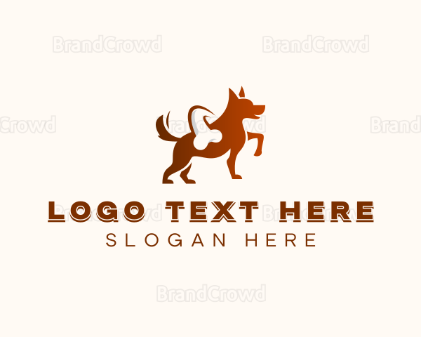 Dog Pet Veterinarian Logo