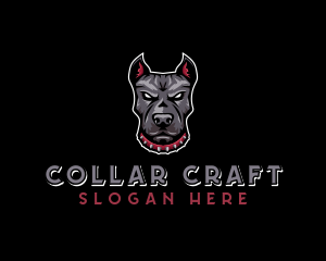 Collar - Pit Bull Dog Gaming logo design