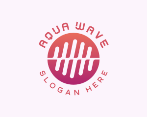 Science Waves Laboratory logo design