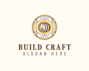 Brewery Beer Barrel logo design