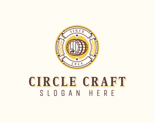 Brewery Beer Barrel logo design