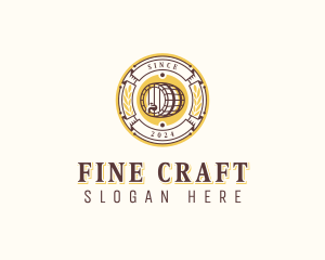 Brewery Beer Barrel logo design