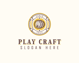 Brewery Beer Barrel logo design