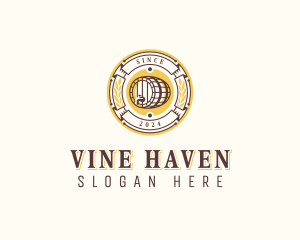 Brewery Beer Barrel logo design