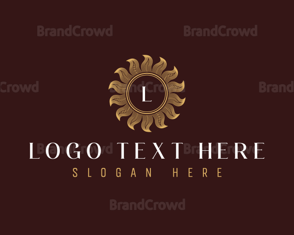 Premium Luxury Sun Logo