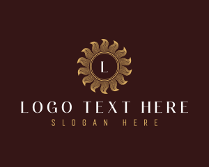 Solar - Premium Luxury Sun logo design