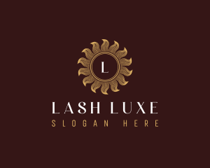 Premium Luxury Sun logo design