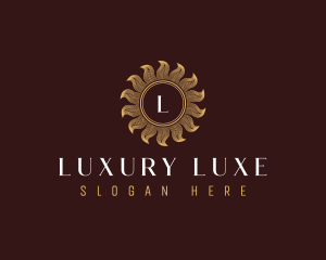 Premium Luxury Sun logo design