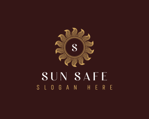 Premium Luxury Sun logo design