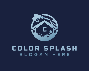 Pressure Washing Sanitation logo design