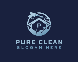 Pressure Washing Sanitation logo design