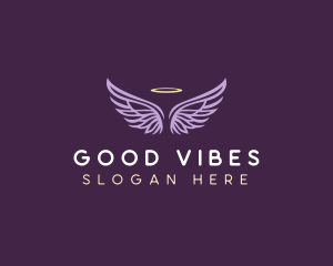 Good - Heaven Wings Halo logo design