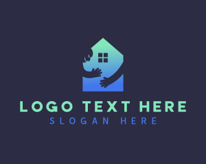 Hand - Home Property Care logo design