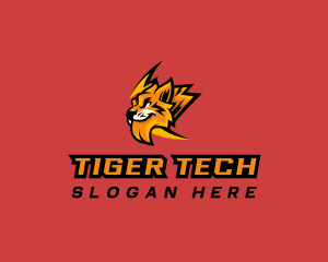 Tiger - Lightning Tiger Gaming logo design