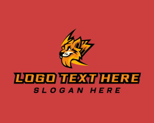 Saber Tooth - Lightning Tiger Gaming logo design